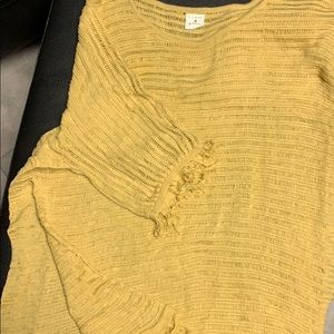 Mustard pullover - great for layering